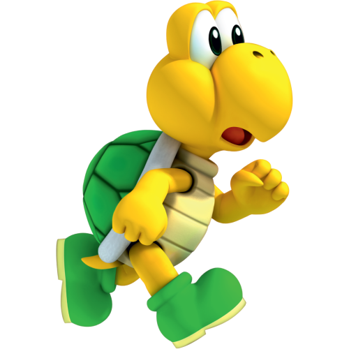 Autocollant Mario Koopa Troopa
