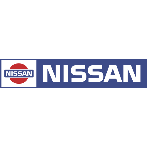 Autocollant Nissan Logo Rectangle