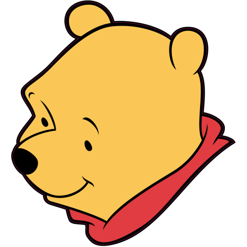 Autocollant Tete Winnie
