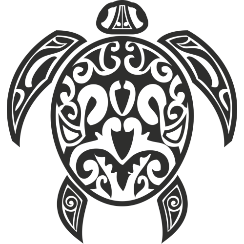 Sticker Tribal Tortue