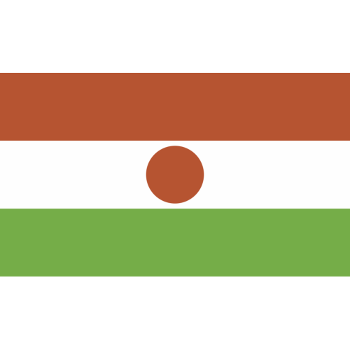 Autocollant Drapeau Niger
