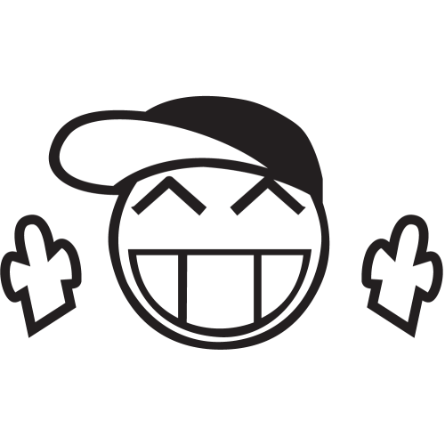 Sticker Jdm Smile Double Fuck