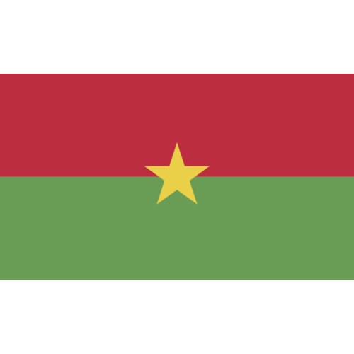 Autocollant Drapeau Burkina Faso