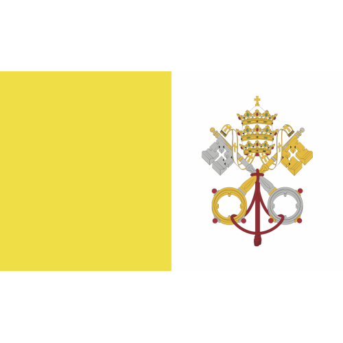 Autocollant Drapeau Vatican