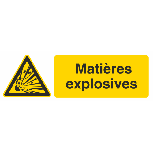Autocollant Produit Dangereux Explosives
