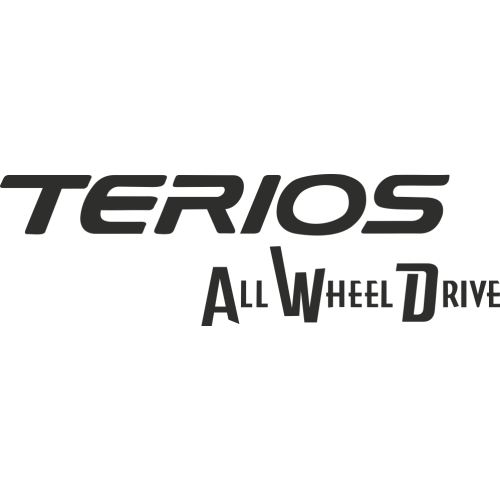 Sticker Toyota Terios