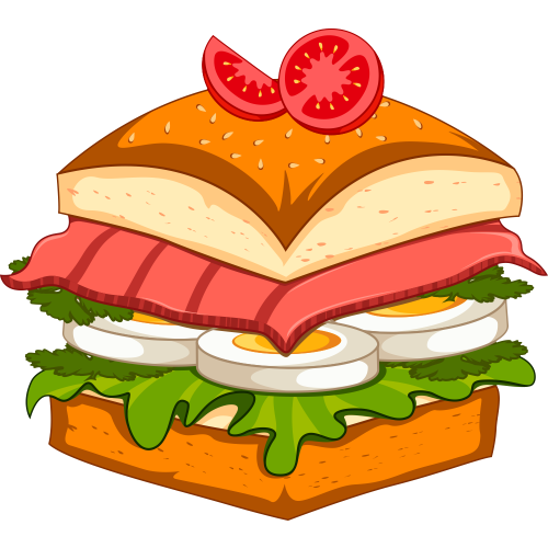 Autocollant Fast Food Hamburger 2