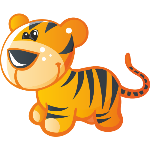 Autocollant Animaux Tigre