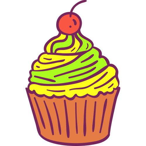 Autocollant Pâtisserie Cupcake 9