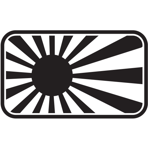 Sticker Jdm Drapeau Japon