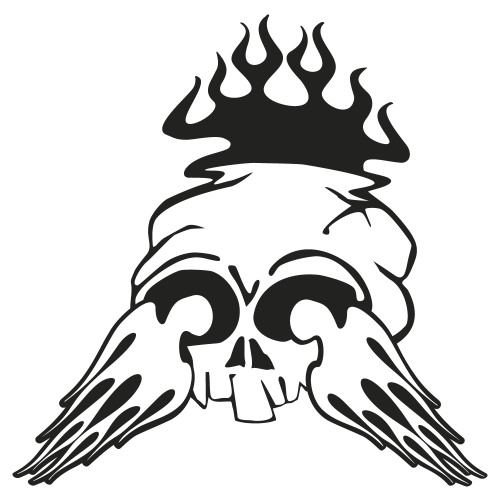 Sticker Tete De Mort