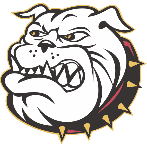 Autocollant Bouledogue Menaçant