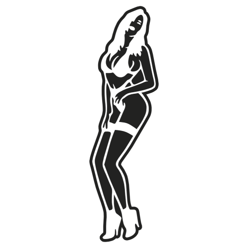 Sticker Femme Sexy