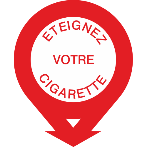 Autocollant Eteignez Votre Cigarette