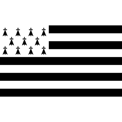 Autocollant Drapeau Bretagne