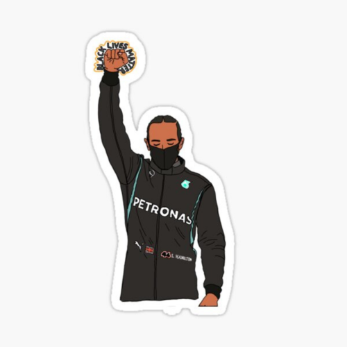 Sticker Lewis Hamilton 44  V4