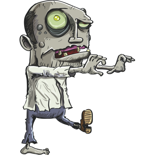 Autocollant Zombie