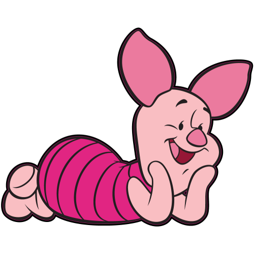 Autocollant Porcinet Winnie
