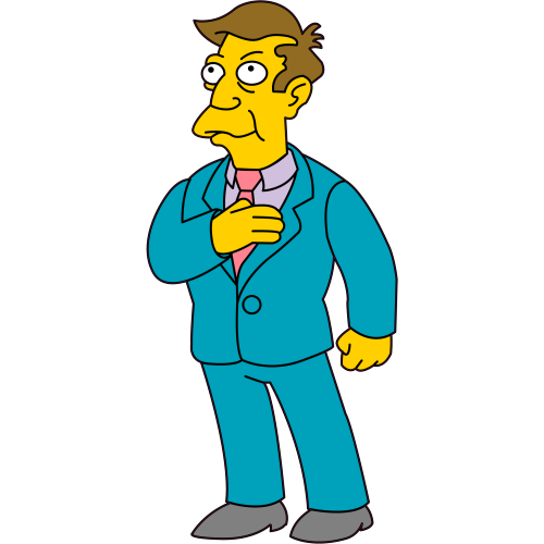 Autocollant Principal Skinner - Simpsons