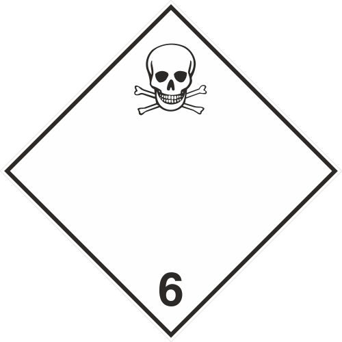 Autocollant Transport Toxiques