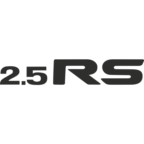 Sticker Subaru 2.5 Rs