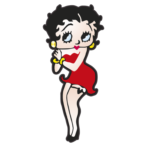 Autocollant Betty Boop