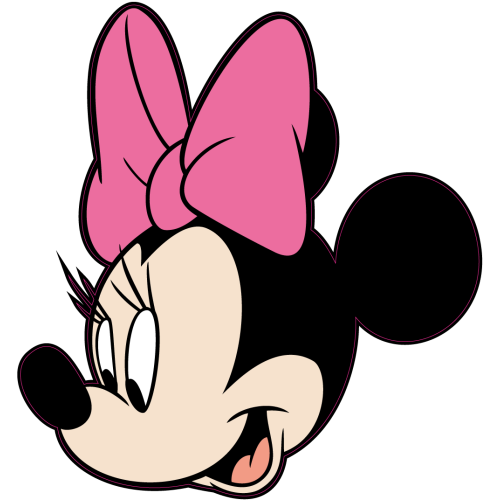 Autocollant Tete Minnie