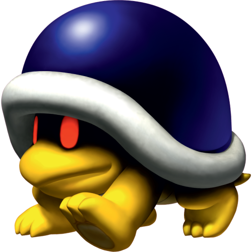 Autocollant Mario Buzzy Beetle