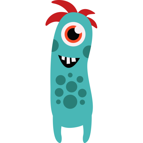 Autocollant Monstre Enfant