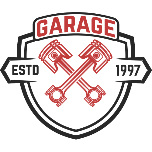 Autocollant Logo Garage Mécanicien 2