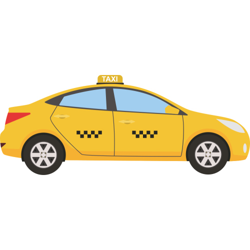 Autocollant Métier Transport Taxi 4