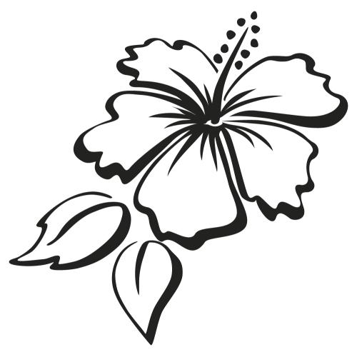 Sticker Hibiscus