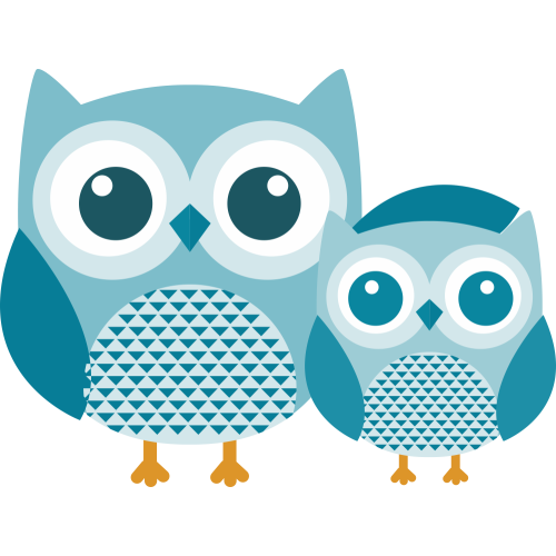 Autocollant Animaux Chouette