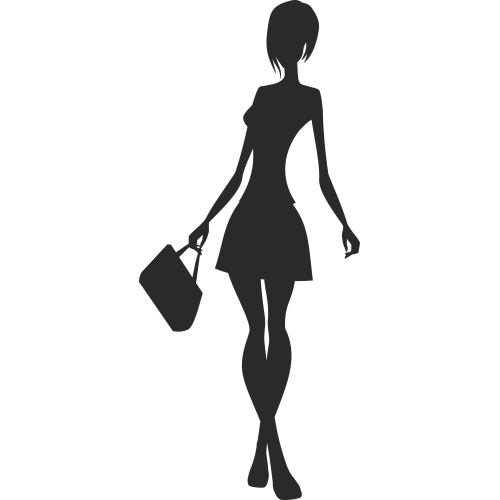 Sticker Soldes Femmes Shopping 5