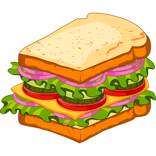 Autocollant Fast Food Sandwich 5