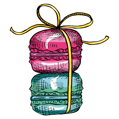 Autocollant Pâtisserie Macaron 4