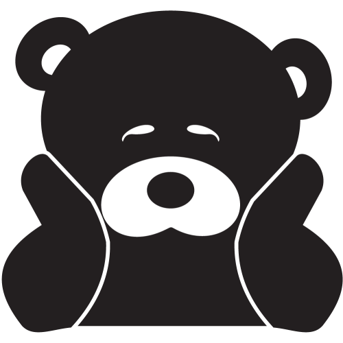 Sticker Jdm Ours Triste