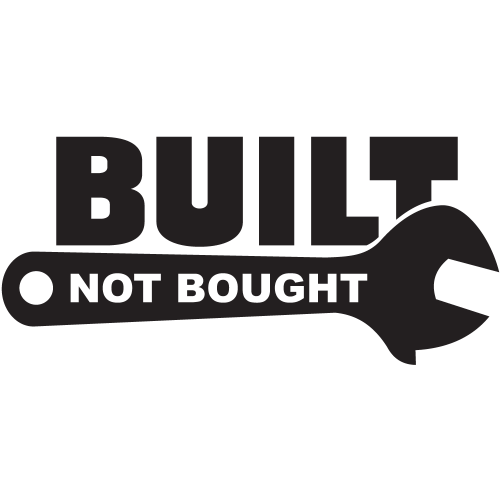 Sticker Jdm Built Not Bought