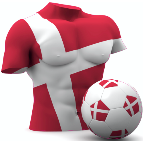 Autocollant Foot Danemark