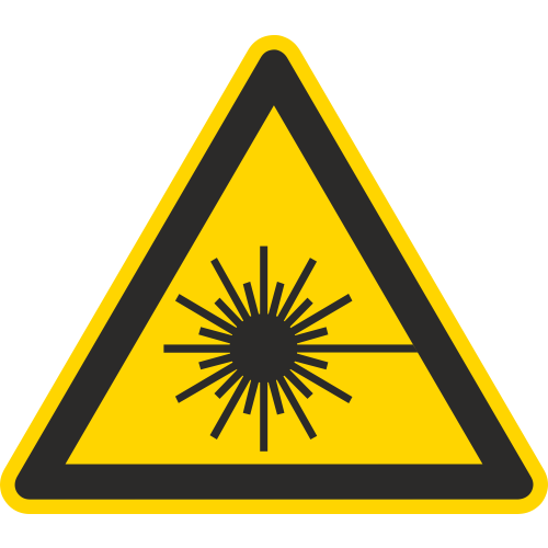 Autocollant Danger Rayonnement Laser