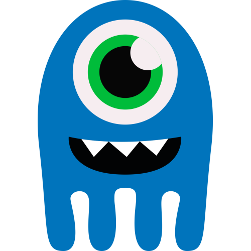 Autocollant Monstre Enfant