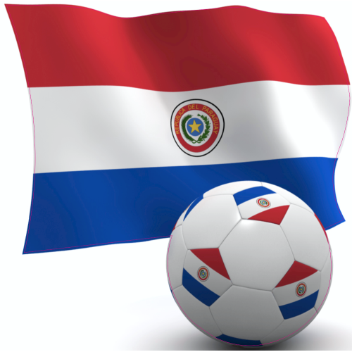 Autocollant Paraguay Foot