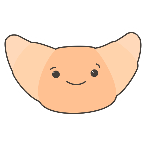 Autocollant Boulangerie Croissant 1 1