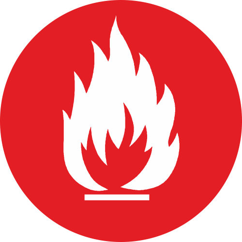 Autocollant Interdiction Flamme