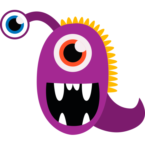 Autocollant Monstre Enfant