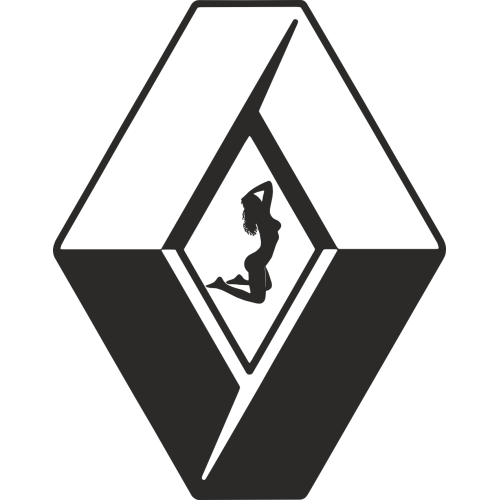 Sticker Sexy Logo Renault