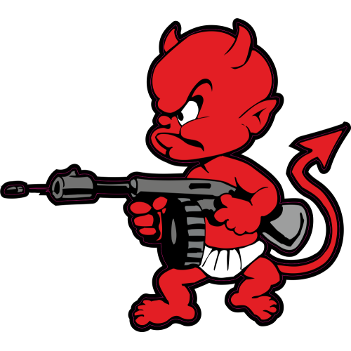 Autocollant Petit Diable