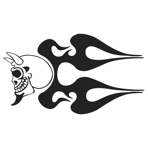 Sticker Tete De Mort