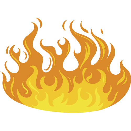 Autocollant Flamme 5