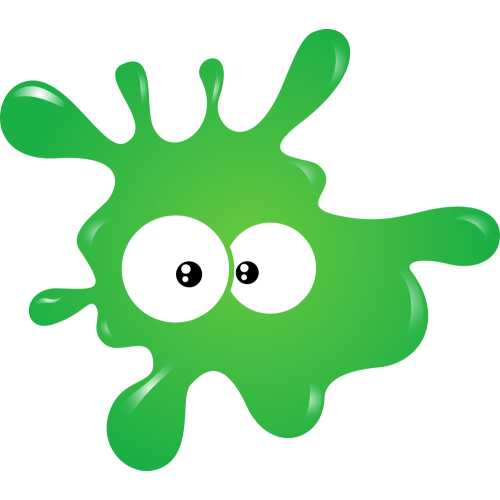 Autocollant Tâche Peinture Verte